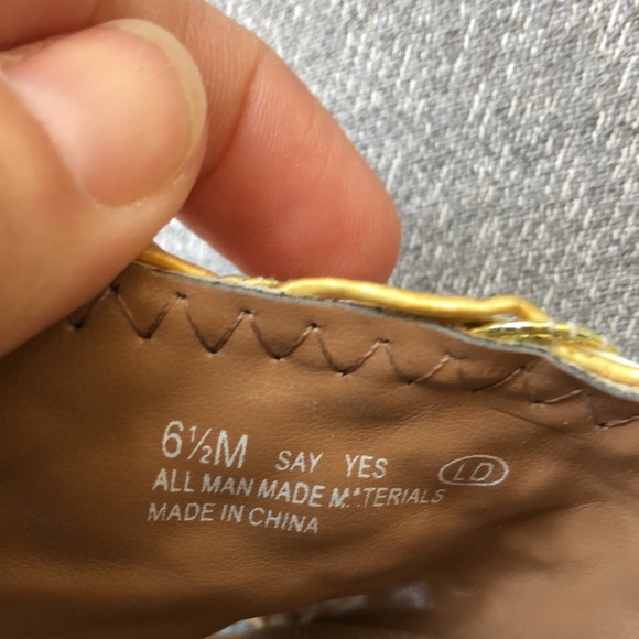 Worn once! - A2 AEROSOLES ‘Say Yes’ Woven Wedge Slide Sandals - Picture 10 of 14